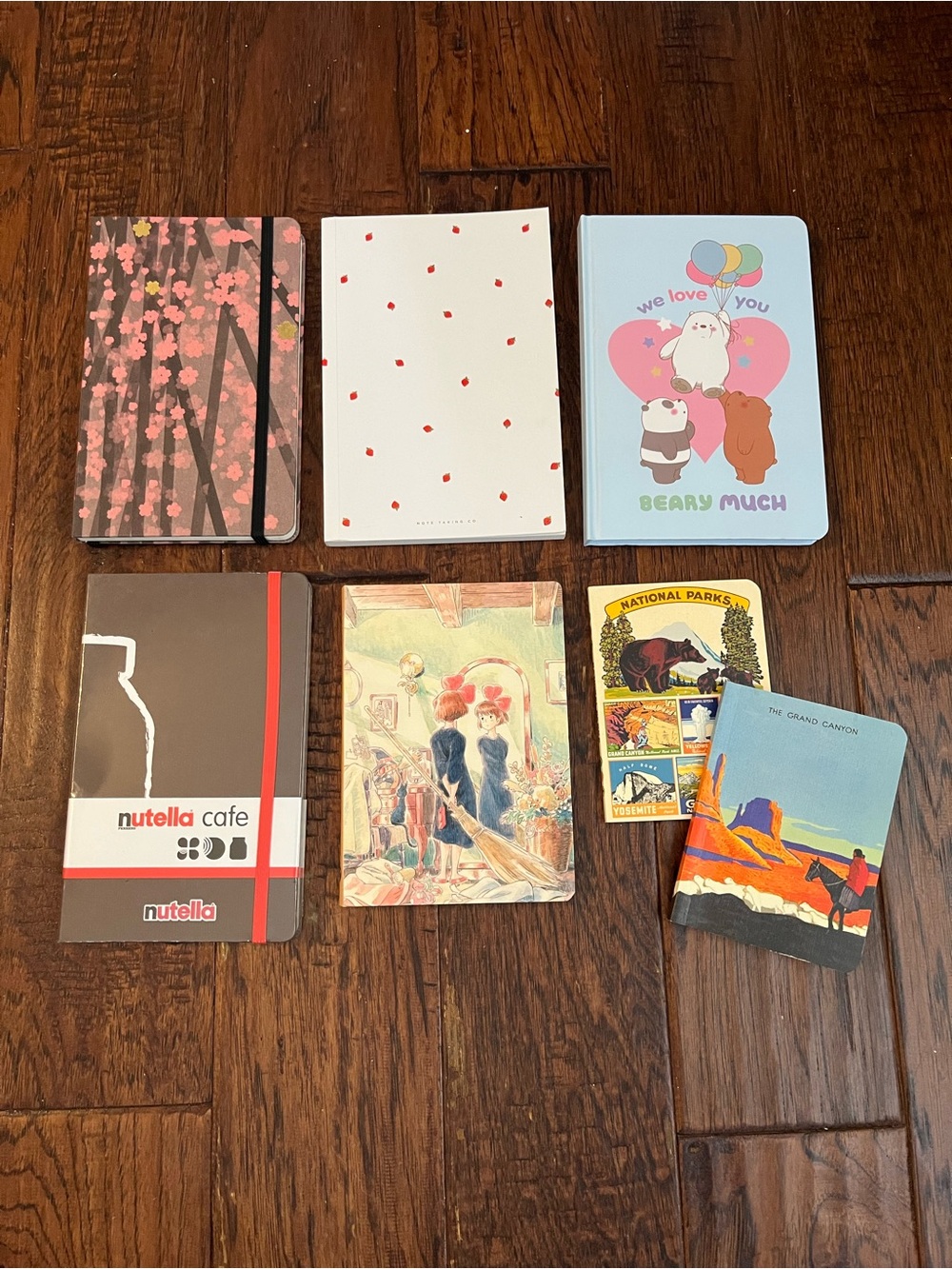 Assorted Notebooks - Set of 7